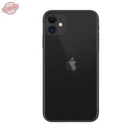 Apple iPhone 11 Refurbished Black Back Side View