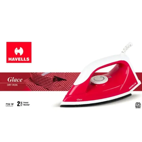 Havells Glace 750W Dry Iron Side View