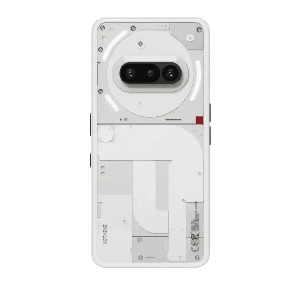 Nothing Phone 3a White Back View