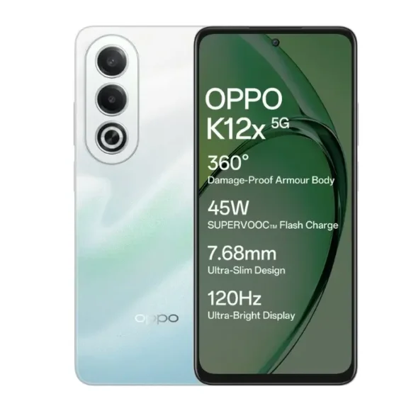 OPPO K12x 5G Breeze Blue View