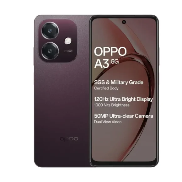 Oppo A3 5G Nebula Red View