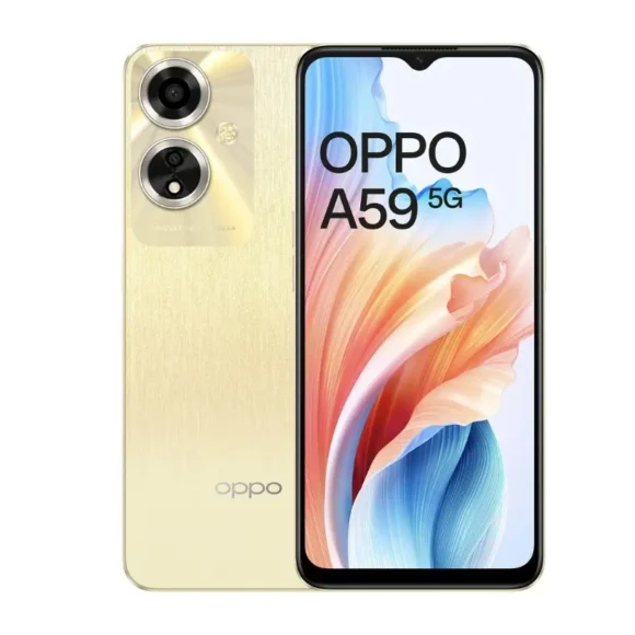 Oppo A59 5G Gold View