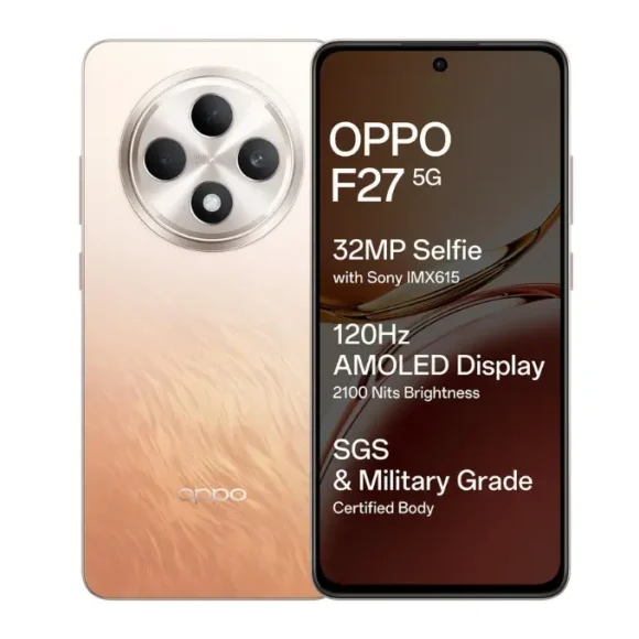 Oppo F27 5G Amber Orange View