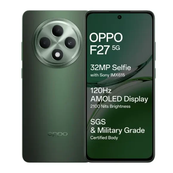 Oppo F27 5G Emerald Green View