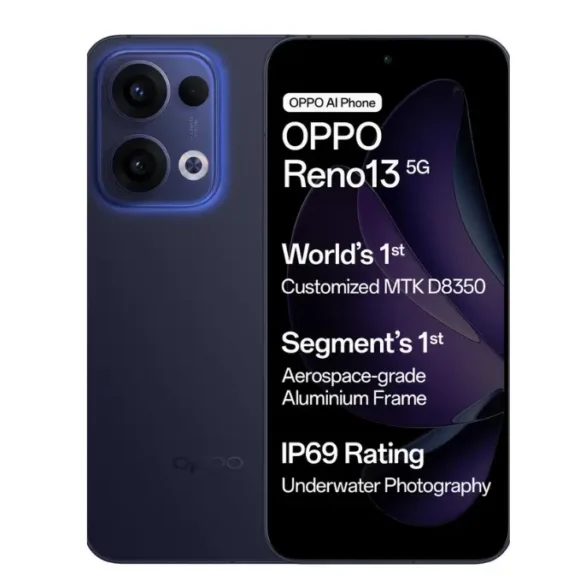 Oppo Reno 13 5G Luminous Blue View