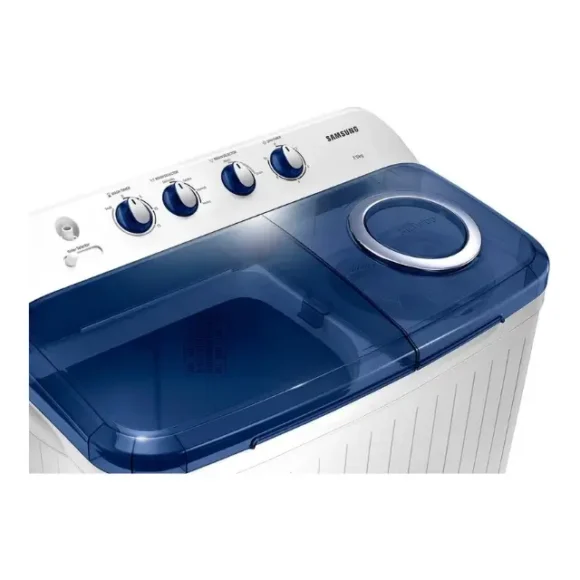 Samsung 7.5kg Semi-Automatic Washing Machine (WT75M3200HB) Blue Top View
