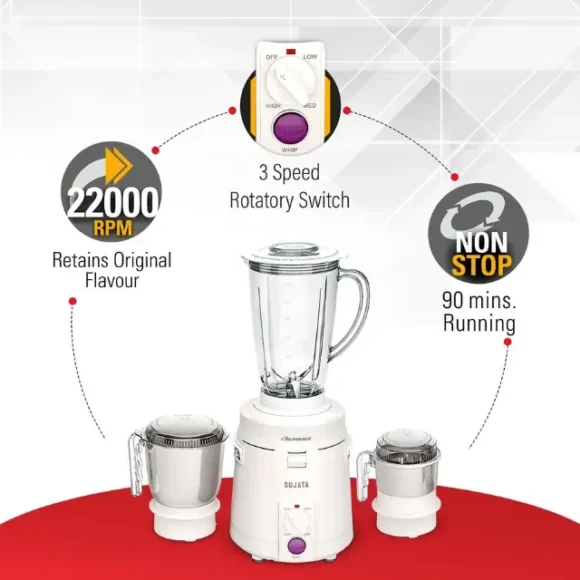 Sujata Supermix Mixer Grinder Features