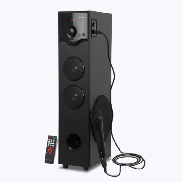 Zebronics BT460 Tower Speaker With Wired Mic