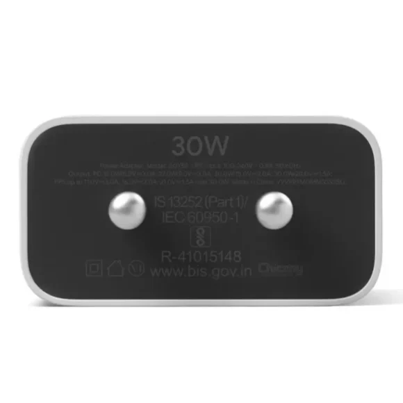 Google 30W USB-C Charger Port Side