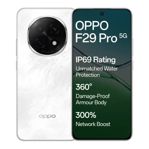 OPPO F29 Pro 5G Marble White View