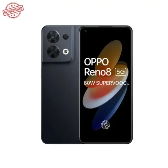 OPPO Reno 8 5G Refurbished Shimmer Black