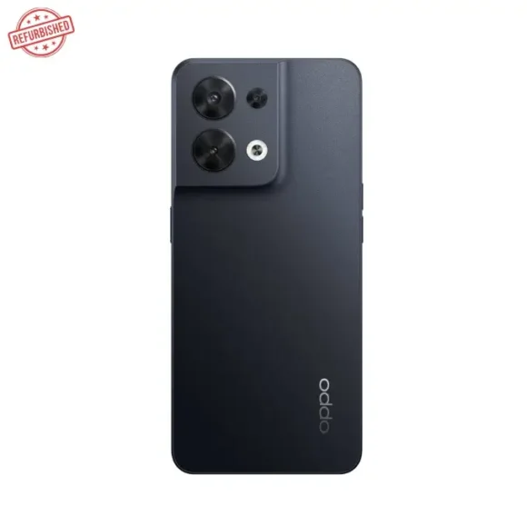OPPO Reno 8 5G Refurbished Shimmer Black Back View
