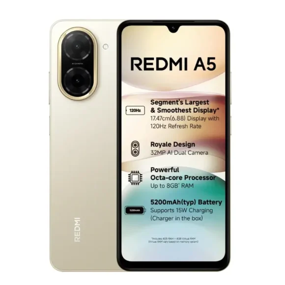 Redmi A5 Jaisalmer Gold