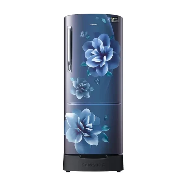 Samsung 183 L 4-Star Single Door Refrigerator (RR20D2825CR) Camellia Blue