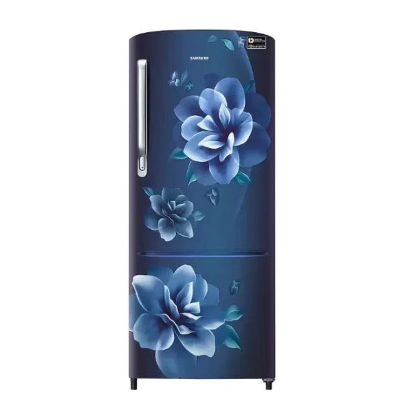 Samsung 223L Refrigerator (Camellia Blue, RR24C2723CUNL)