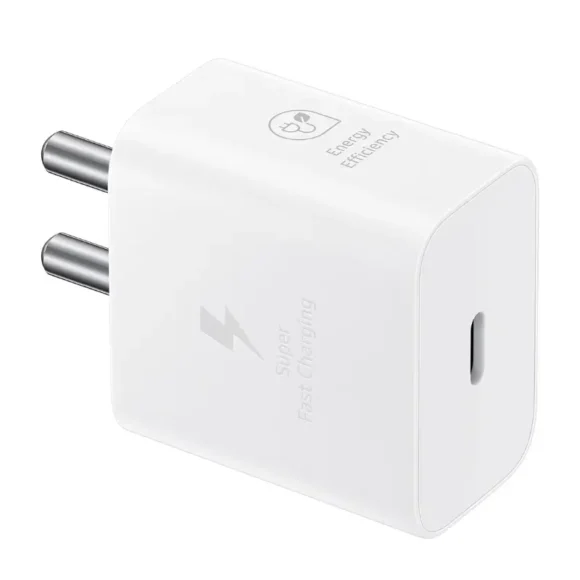 Samsung 25W USB-C Fast Charger Side View