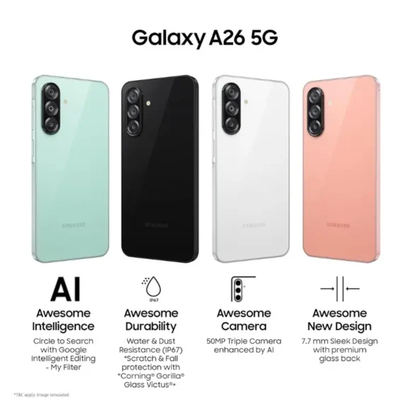 Samsung Galaxy A26 5G Features