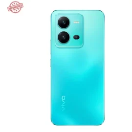 Vivo V25 5G (Refurbished) Aqua Blue Back View