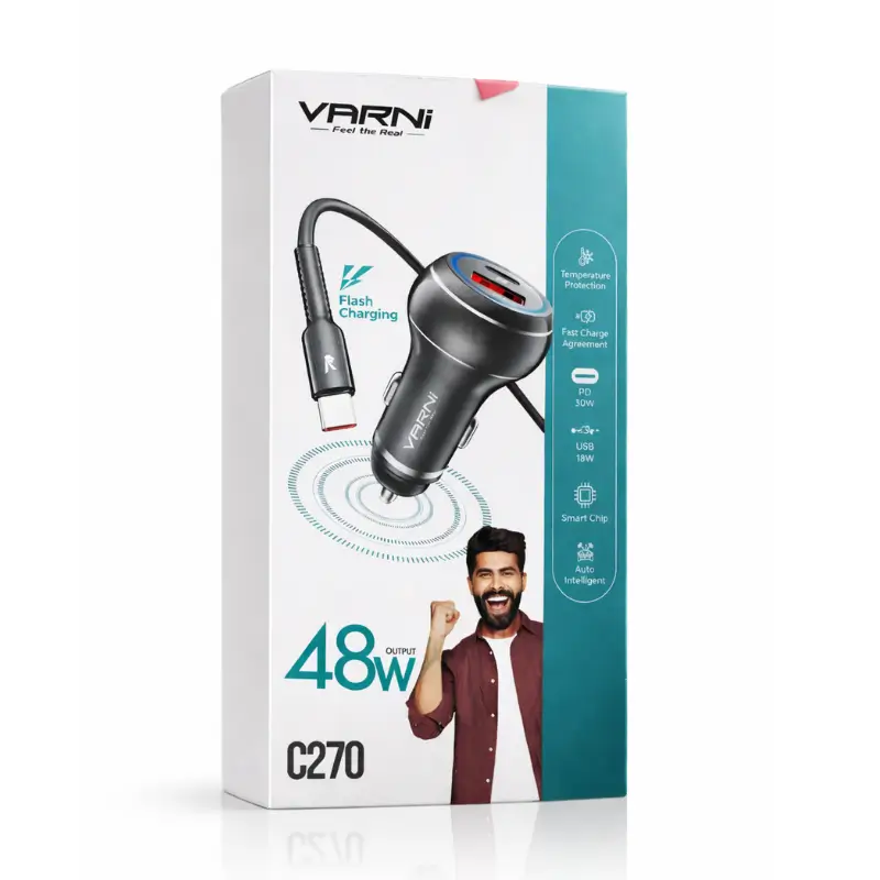Varni C270 Car Charger 1 Varni C270 Car Charger