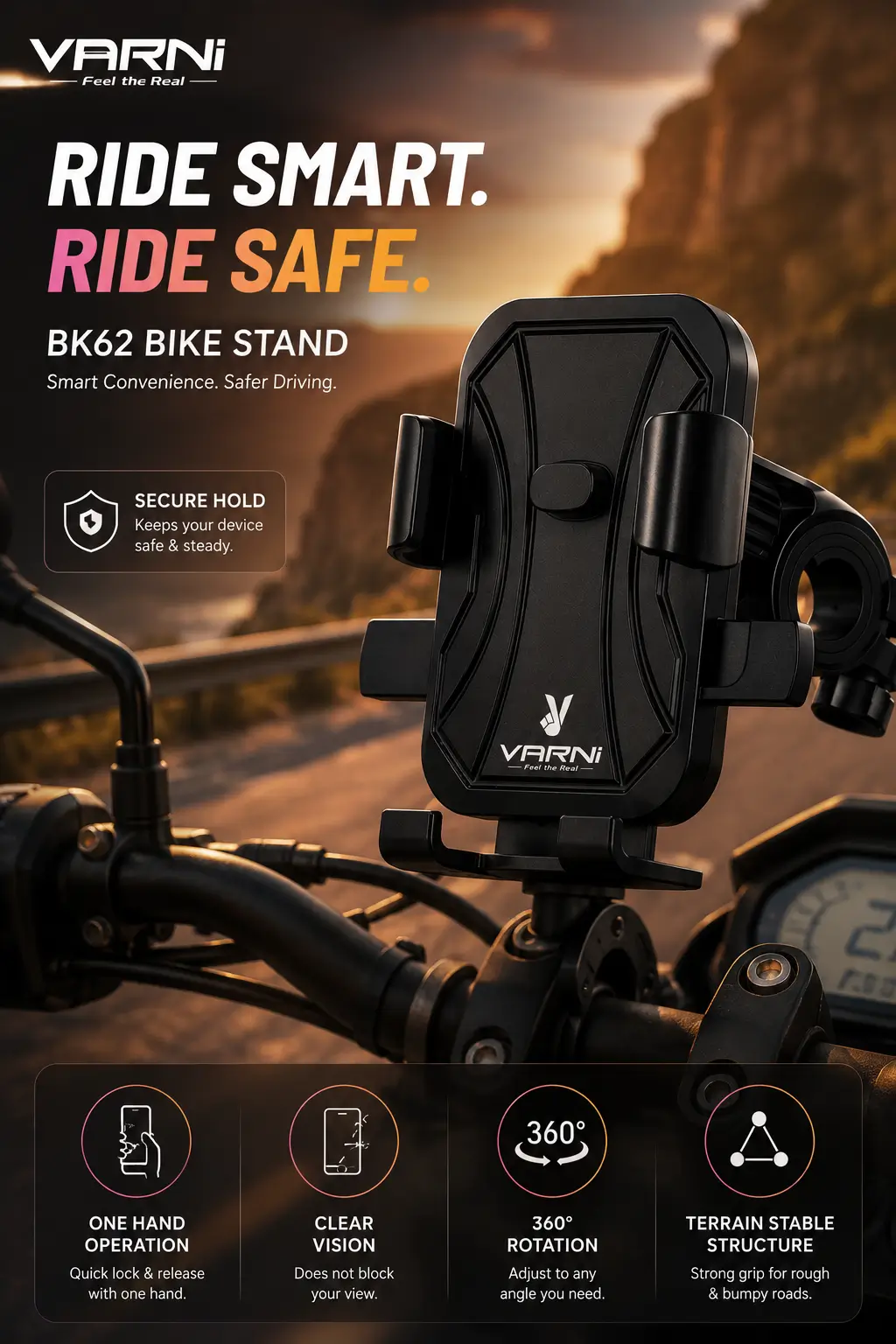 Varni BK62 Bike Stand 6 Varni BK62 Bike Stand Ride Safe