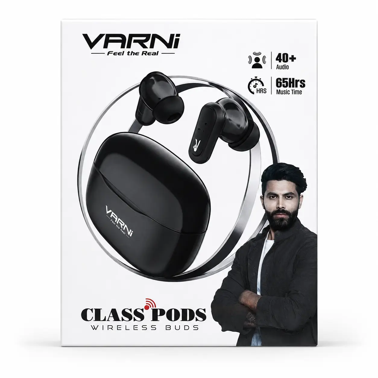 Varni ClassPods Wireless Earbuds 4 Varni ClassPods Earbuds Front