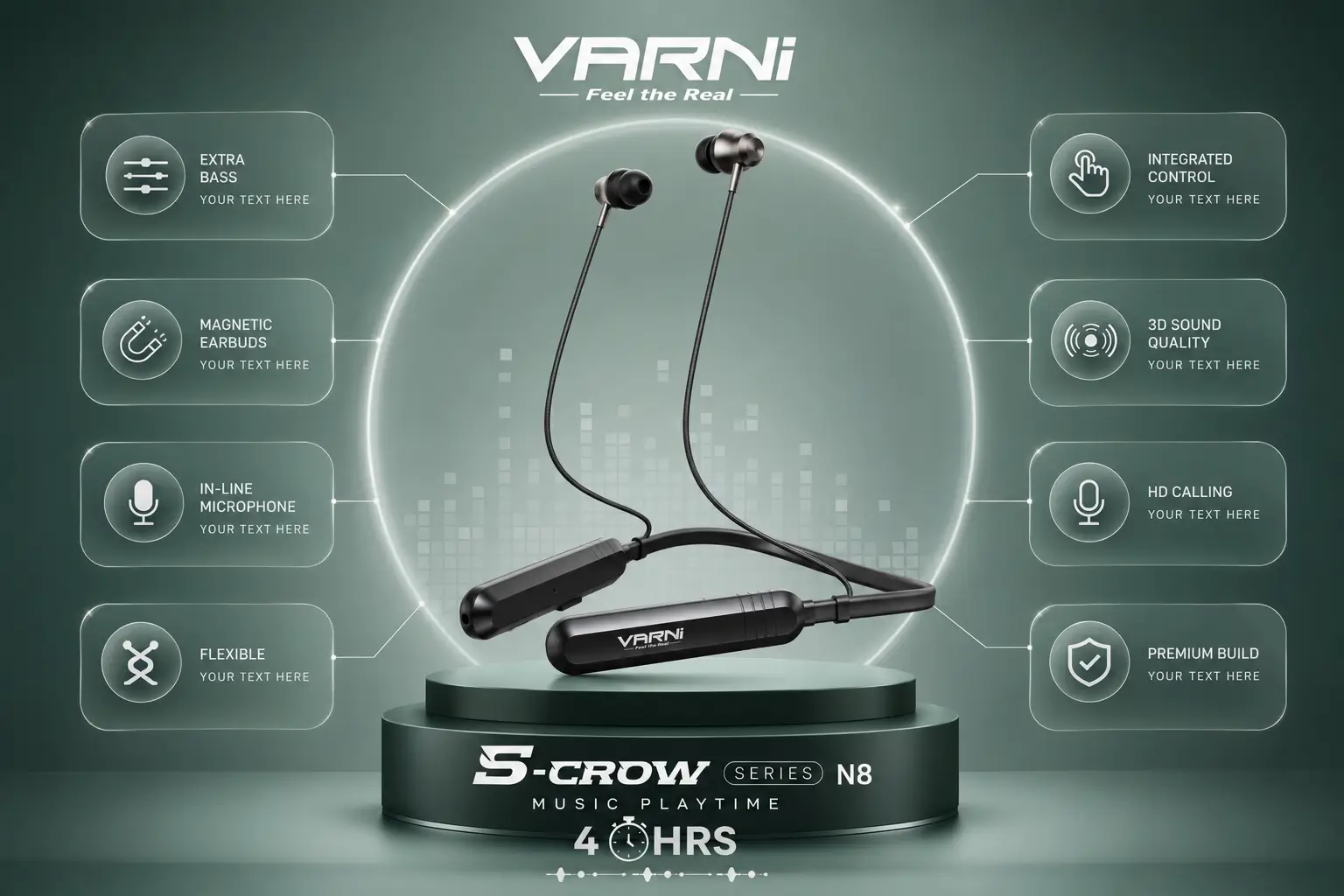 Varni S-Crow N8 Neckband 4 Varni S-Crow N8 Neckband Features