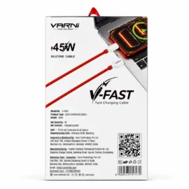 Varni V-Fast 45W Fast Charging Cable Back Side