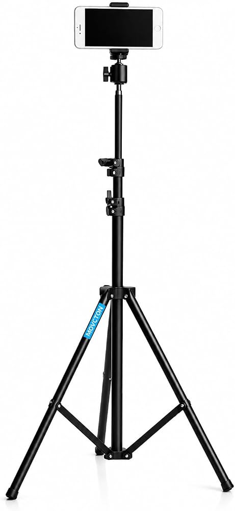 Adjustable tripod for phones